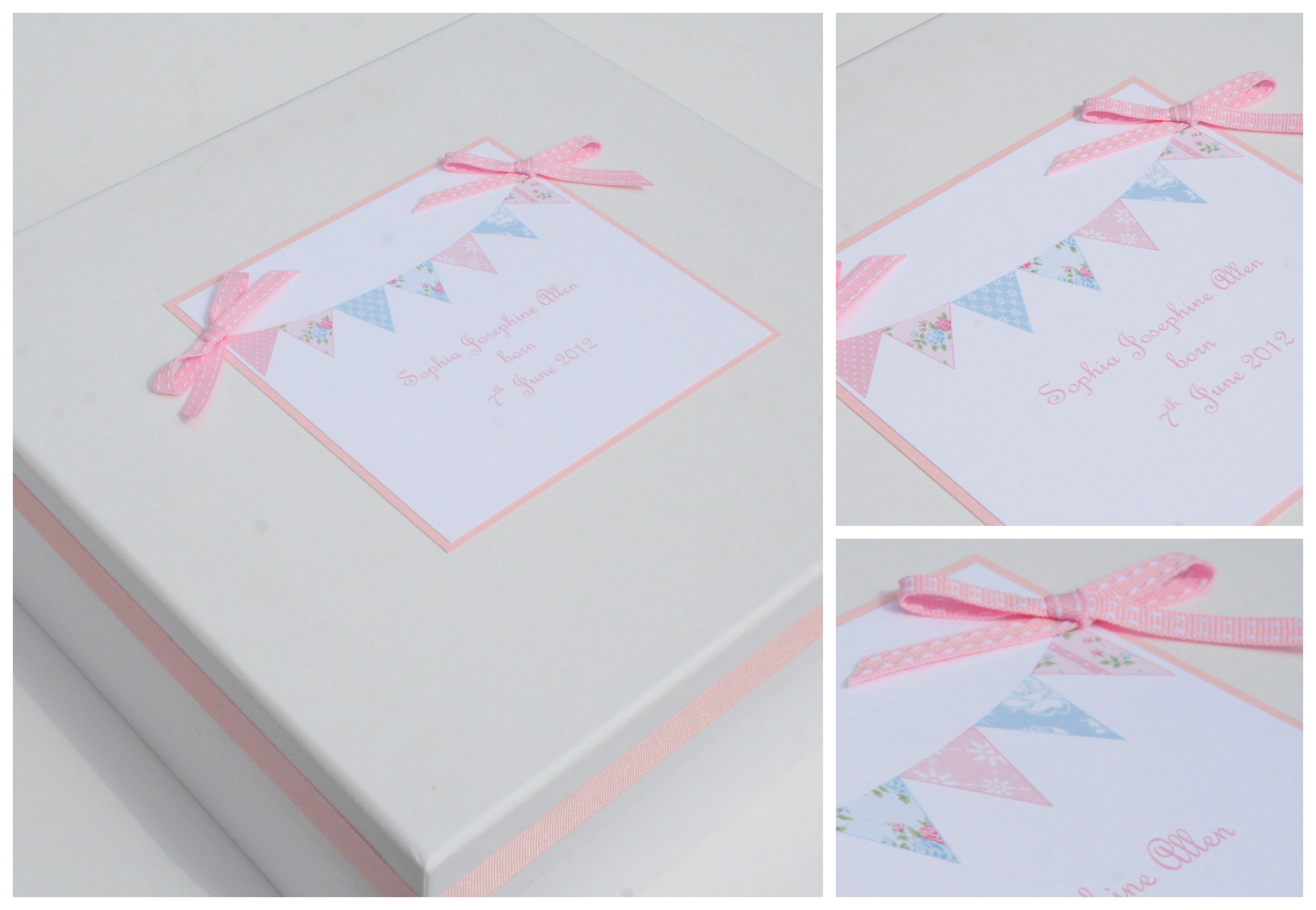 Baby 'bunting' keepsake box - NEW!